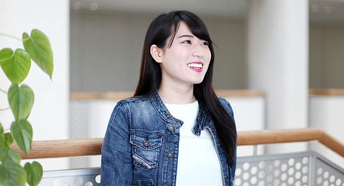 社会情報システム系  4年次生 岡本 紗季さん