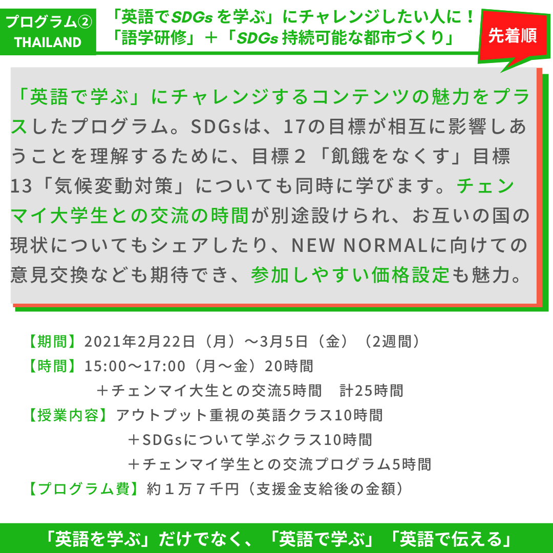 2020年度に実施したSDGs+英語プログラム<参考資料>
