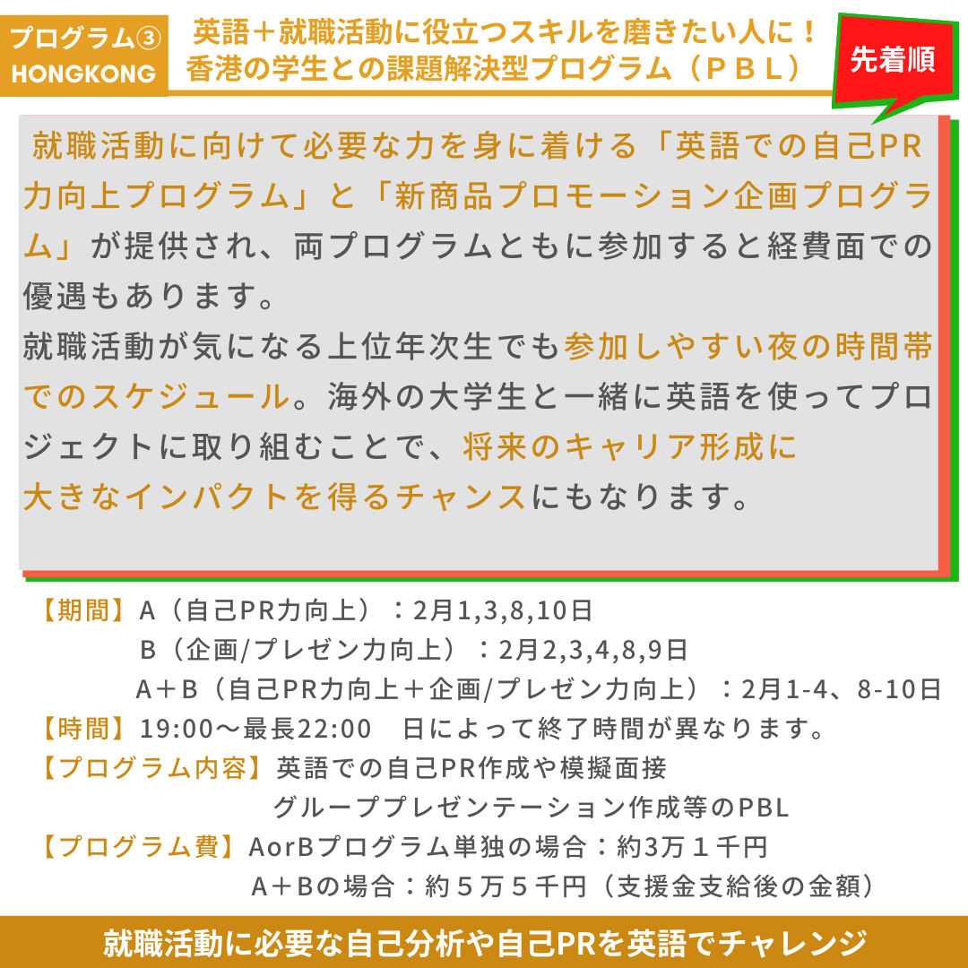 2020年度に実施したキャリア形成プログラム<参考資料>