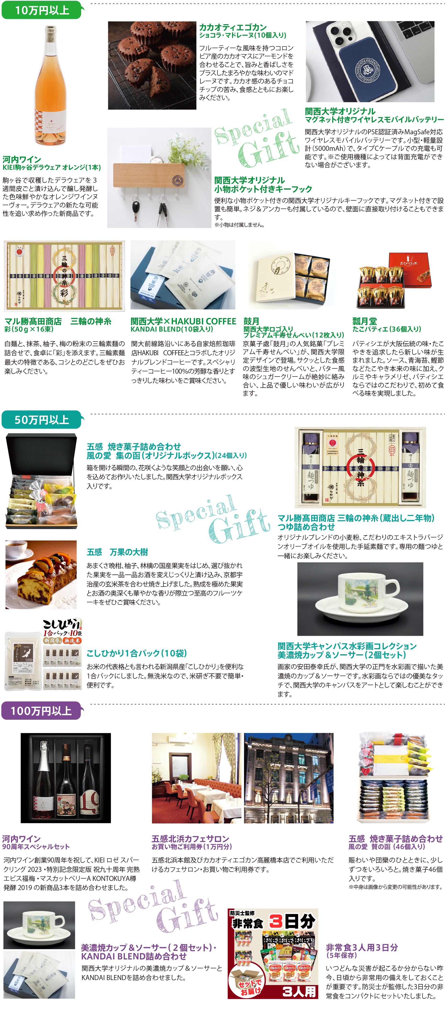 返礼品