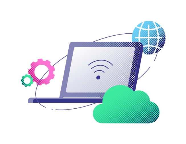 DXの推進に対応したインフラ、環境整備 イメージ