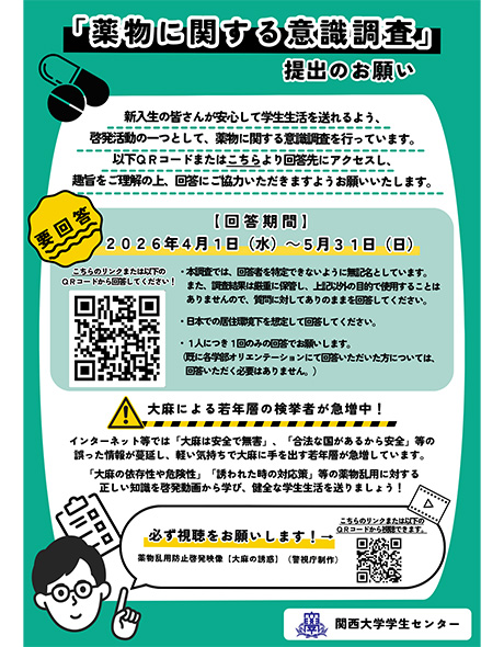 薬物に関する意識調査